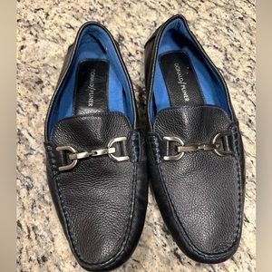 Donald J. Pliner Alvar Viro 2 Black Loafers 9.5